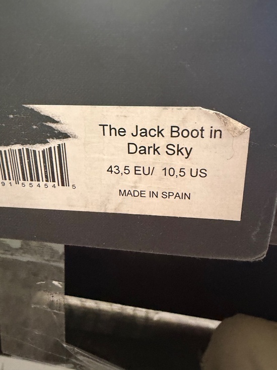 MEN’S TAFT “JACK BOOT” in Dark Sky, size 10.4 (43.5 EU) main image 7